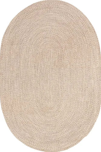 Vista 27 de nuLOOM Wynn Alfombra de Área Trenzada para Interiores/Exteriores, 3x5, Bronceado Wynn Tan