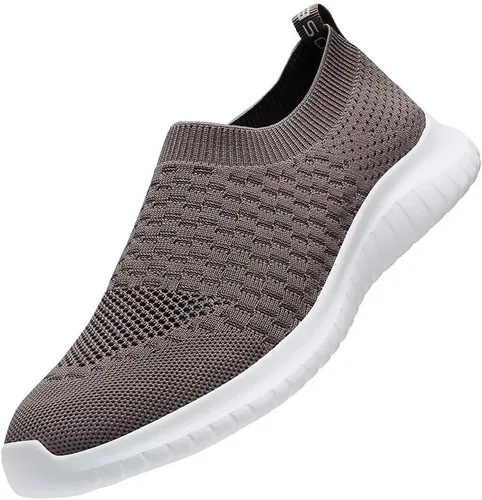 Vista 2 de Konhill - Zapato deportivo para caminar, ligero, deportivo, informal, para gimnasio, sin cordones, para mujer