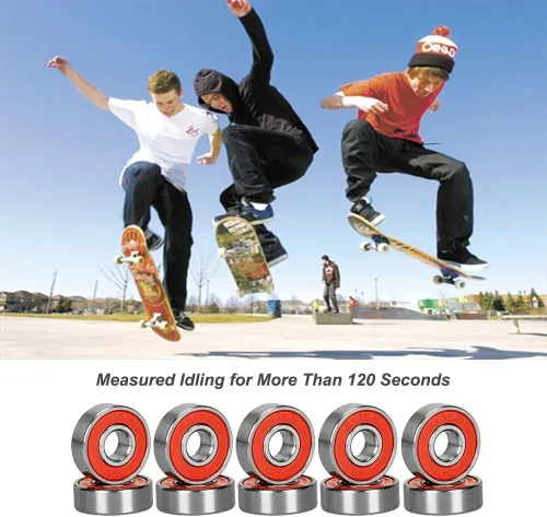 Vista 4 de ABEC-9 608-RS - Rodamientos de patineta en línea de primera calidad (paquete de 8)