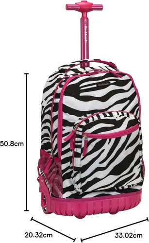 Vista 40 de Rockland, bolsa de viaje de 19 pulgadas, con ruedas., Negro), R02-BLACK