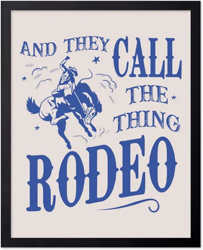 Vista 51 de Poster Master Póster de You've Yeed Your Last Haw, estampado retro de vaquero azul, arte occidental, arte moderno, arte del salvaje oeste, regalo