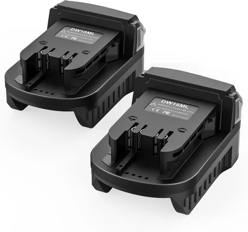 Vista 12 de aikeec Adaptador de batería compatible con Dewalt a compatible con Miwaulkee, puerto de carga USB/Tipo-C, convertidor de batería de 18 V/20 V