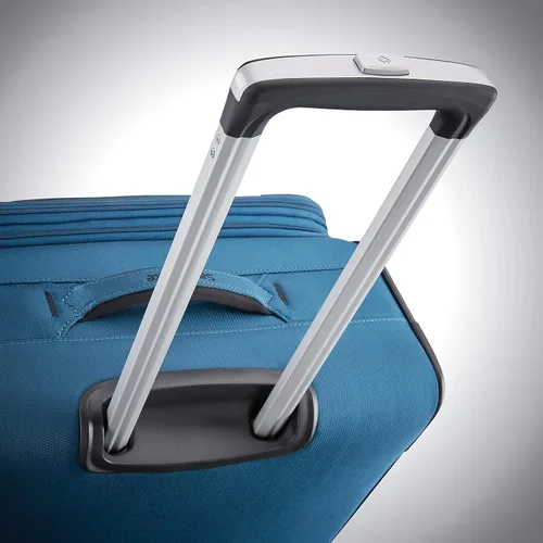 Vista 3 de Samsonite Ascella X Softside - Equipaje expansible con ruedas giratorias, verde azulado