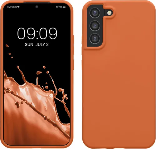 Vista 163 de kwmobile Funda compatible con Samsung Galaxy S9 - Funda de silicona TPU con acabado suave - Blue Reef