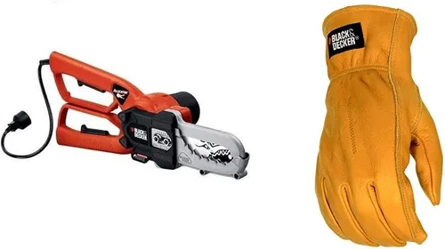 Vista 11 de BLACK+DECKER Sierra de cadena Lopper, podadora de 4.5 amperios, podadoras para poda de árboles de alta resistencia (LP1000)