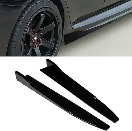 Vista 69 de SCITOO Alerón de borde de parachoques delantero mate negro para Ford Focus ST años 2013-2014 - Spoiler frontal de polipropileno