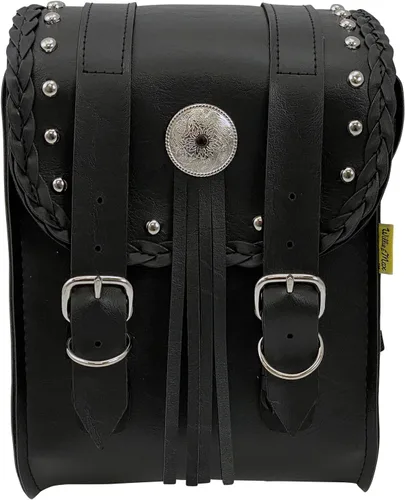 Vista 6 de Willie & Max - Bolsa de motocicleta, Serie Clásicos Americanos, Negro