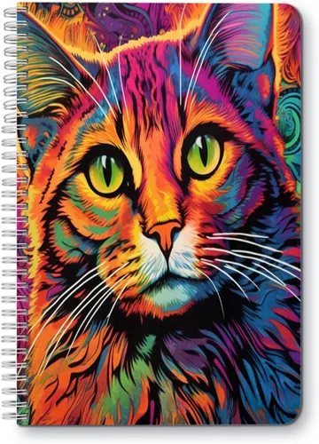 Vista 33 de Cuaderno de espiral, doble alambre en espiral, diario de composición escolar, suministros para la escuela y la oficina, 100 páginas, 5.71 x 8.26