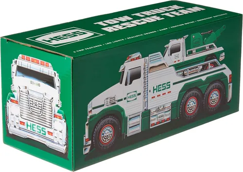 Vista 4 de Hess Juguete 2019 - Equipo de rescate de camiones de remolque