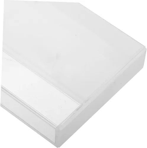 Vista 3 de Caja de almacenamiento de cinta de casete vintage, soporte de plástico transparente para casetes de música, joyería y organización de cristal