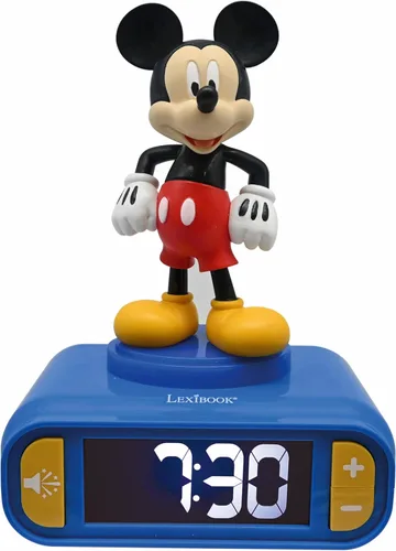 Vista 8 de LEXiBOOK, Vengadores de Marvel, Reloj despertador con luz nocturna de Los Vengadores, Sonidos y melodías, Pantalla LCD retroiluminada, Luminoso