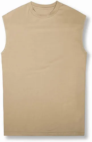 Vista 2 de BOOMLEMON Camiseta sin mangas para hombre, para gimnasio, correr, entrenamiento, muscular, fisicoculturismo, camisetas sin mangas