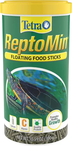 Vista 15 de Tetra ReptoMin Palitos de Comida Flotantes, Alimento para Tortugas Acuáticas, Tritones y Ranas, 1.94 oz