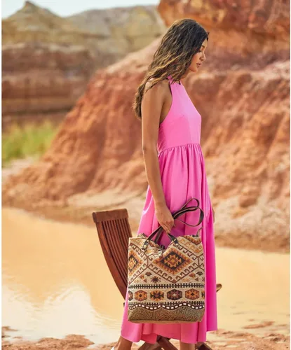 Vista 6 de Myra Bag Bolso tote de cuero occidental para mujer - Iridescence, Iridiscente