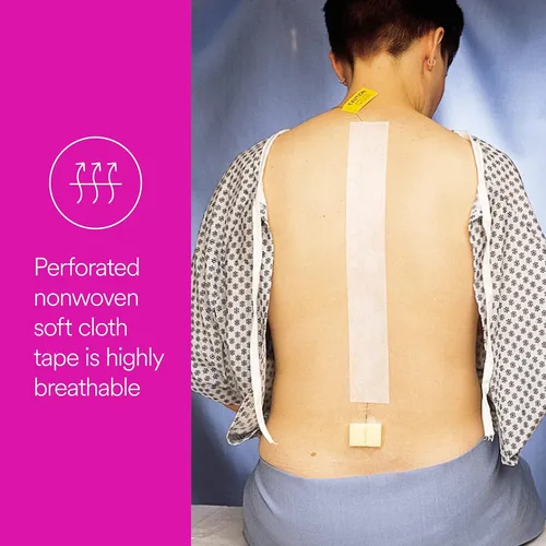 Vista 5 de 3M Healthcare Corp Medipore, cinta quirúrgica de tela suave hipoalergénica, 2 pulgadas X 10 yardas, blanca, excelente adherencia, resistente al