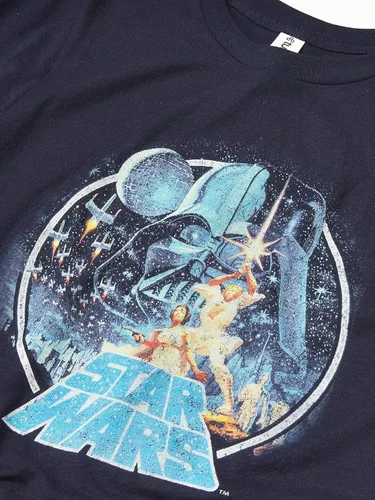Vista 2 de STAR WARS Vintage Victory Boy's Premium Solid Crew Tee