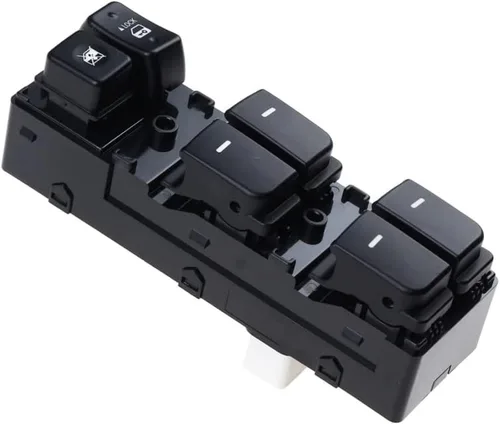 Vista 9 de Interruptor de control de ventana eléctrica de coche para Kia Forte/Cerato 2010-2012, negro, balancín, botón pulsador, manual, 1 unidad