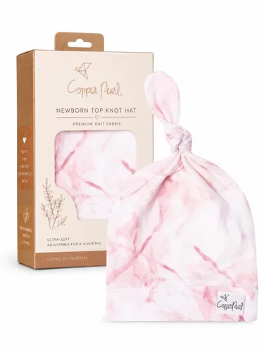 Vista 77 de Gorro de bebé con nudo superior elástico suave "Fern" por Copper Pearl