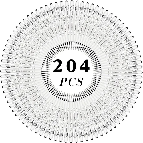 Vista 86 de Bolígrafos personalizados a granel con punta de lápiz capacitivo, 12 bolígrafos personalizados con logotipo de mensaje con nombre, bolígrafos