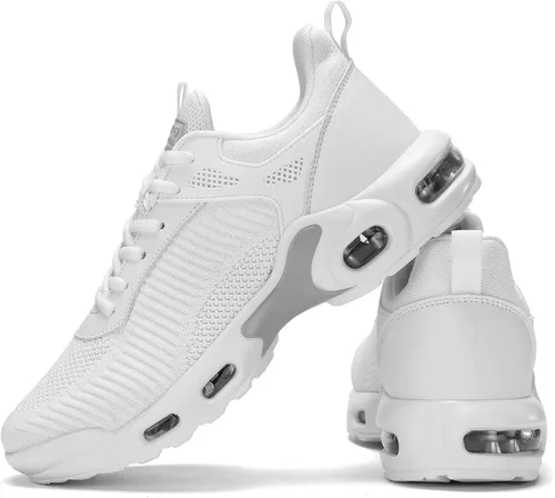 Vista 7 de Zapatillas deportivas de moda antideslizantes con cámara de aire para hombre, zapatos para correr, entrenamiento atlético, tenis y baloncesto