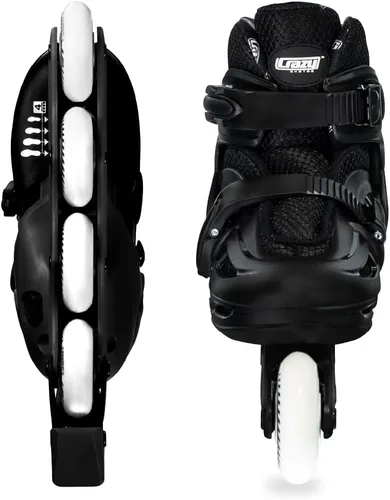 Vista 5 de Crazy Skates Patines en línea ajustables que se ajustan para adaptarse a cuatro tamaños