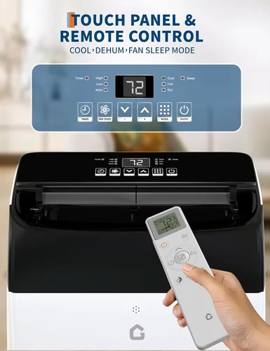 Vista 4 de Garvee 14,000 BTU AC Unit, 3-in-1 Portable Air Conditioner