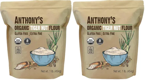 Vista 7 de Anthony's Harina orgánica de nuez de tigre, 1 libra, sin gluten, sin OMG, apta para paleo