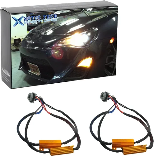 Vista 6 de x xotic tech 9006 9005 9012 Cancelador anti libre de errores del resistor del parpadeo de Canbus de la luz LED