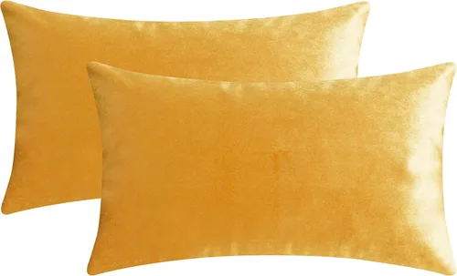 Vista 25 de Home Brilliant Funda de cojín decorativa para el hogar, en terciopelo, para sofá, silla, cama.