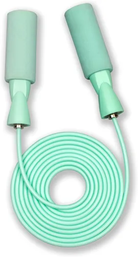 Vista 9 de Cuerda de Saltar para Fitness – Cuerda de Ejercicio de PVC Ajustable con Diseño Sin Enredos y Cómodas Asas de Espuma, Ideal para Cardio