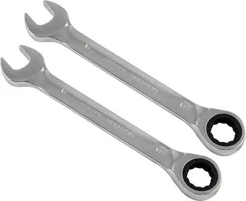 Vista 8 de Llave de trinquete de 1-1/8 pulgadas, llave combinada de trinquete, 12 puntos, 72 dientes para proyectos SAE espacios reducidos