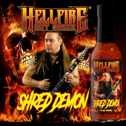 Vista 4 de HELLFIRE DAVID SHANKLE SHANKLE SHRED DEMON SALSA CALIENTE DAVID SHANKLE SUPER SHRED NEO-CLÁSICO VIRTUOSO GUITARRISTA EX-MANOWAR, ACTUALMENTE