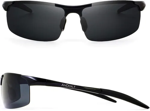 Vista 2 de ANDOILT Gafas de sol polarizadas para hombre, protección UV, para pesca, conducción