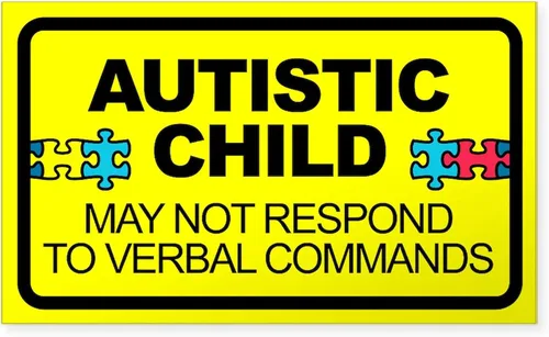 Vista 12 de CafePress Pegatina rectangular de alerta de autismo para parachoques