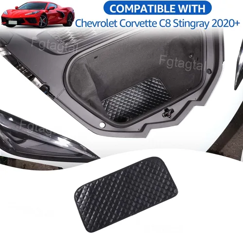 Vista 6 de Tapete de carga para maletero delantero, apto para Chevrolet Corvette C8 2020-2023, compartimento de almacenamiento frontal, cubierta