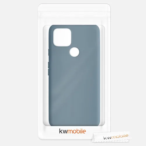 Vista 7 de kwmobile Funda compatible con Google Pixel 4a 5G - Funda protectora de silicona TPU suave y delgada - Arctic Night