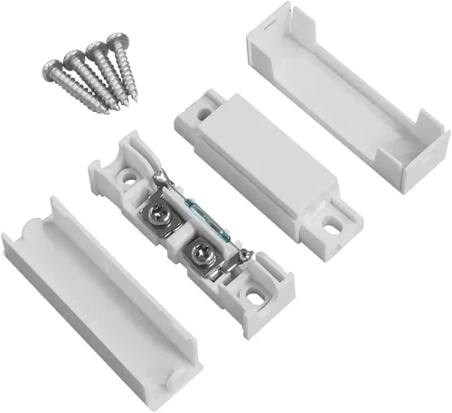 Vista 5 de Paquete de 5 interruptores magnéticos NC Sensor de puerta de contactos para sistema de seguridad de alarma para el hogar