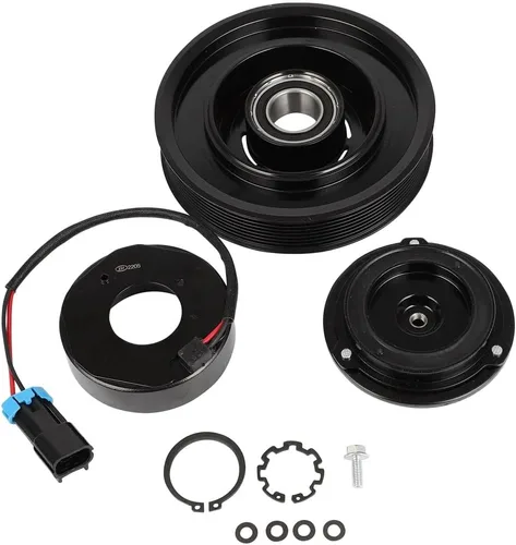 Vista 13 de CCIYU Embrague del compresor de CA para el coche 1993-1998 para el embrague del compresor del aire acondicionado de Mercury Villager 3.0L