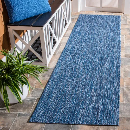 Vista 41 de SAFAVIEH Courtyard Collection CY8520 - Alfombra decorativa sólida para interiores y exteriores, impermeable, fácil limpieza, 2 x 3 pies 7 pulgadas