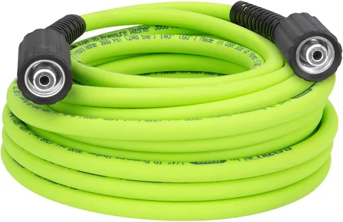 Vista 9 de Flexzilla HFZPW36425M-E 3600 PSI, manguera de lavado a presión de 25 pies, 1/4 pulgadas x 25 pies, ZillaGreen