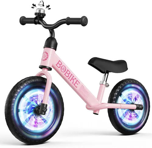 Vista 17 de Bobike Toddler Balance Bike Toys for 2 to 5 Year Old Girls Boys Adjustable Seat and Handlebar No-Pedal Training Bike Best Gifts for Kids