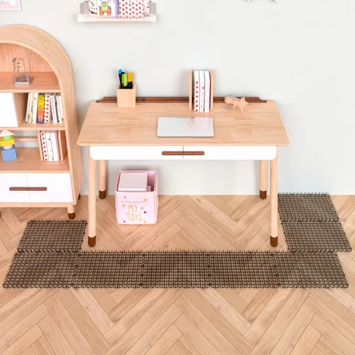 Vista 8 de Tapete de 16 x 13 pulgadas para gatos, paquete de 10 alfombrillas para gatos con púas – Solución disuasoria de mascotas para interiores y exteriores