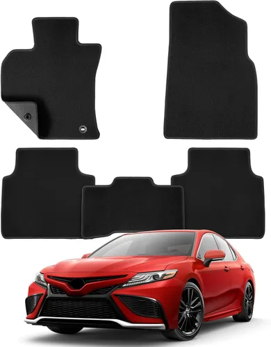 Vista 22 de Alfombrillas para suelo de Dodge Durango 2016-2025 2026 de 6 asientos, protector de carga para todo tipo de clima, TPE resistente, impermeable