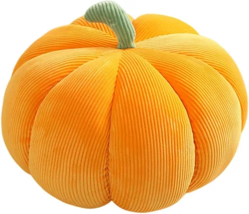 Vista 15 de Almohada de calabaza, cojín con forma de calabaza, almohada de felpa de calabaza, decoración de almohada de calabaza, cojín decorativo de calabaza