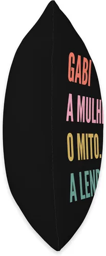 Vista 2 de Divertido diseño de nombre portugués - Almohada Gabi
