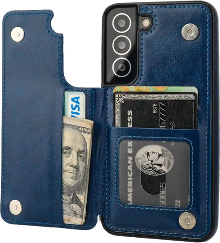 Vista 57 de ONETOP - Funda tipo cartera para Samsung Galaxy S22 con tarjetero, color negro Kickstand,ID/Cash Holder,Case Wallet with Card Slots,Double
