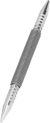 Vista 2 de Set de clavos, doble cabeza de clavo central, perforador pequeño y compacto de metal para carpintería