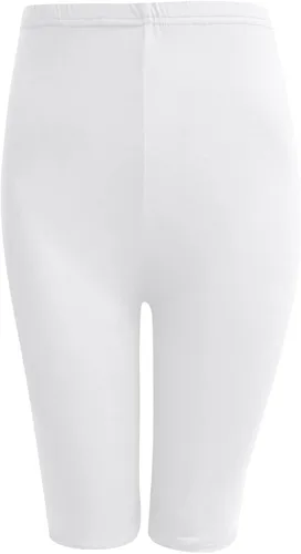 Vista 5 de Leggings capri para mujer, estilo casual, hasta la rodilla, pantalones de yoga de cintura alta, pantalones de yoga suaves y cortos