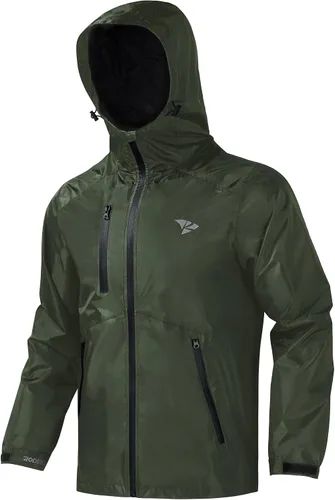 Vista 11 de Rodeel Traje impermeable para pesca para hombres (conjunto de chaqueta y pantalón de lluvia)