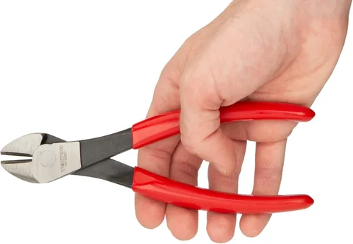 Vista 6 de TEKTON Alicates de corte diagonal de 7 pulgadas PCT00007,Rojo